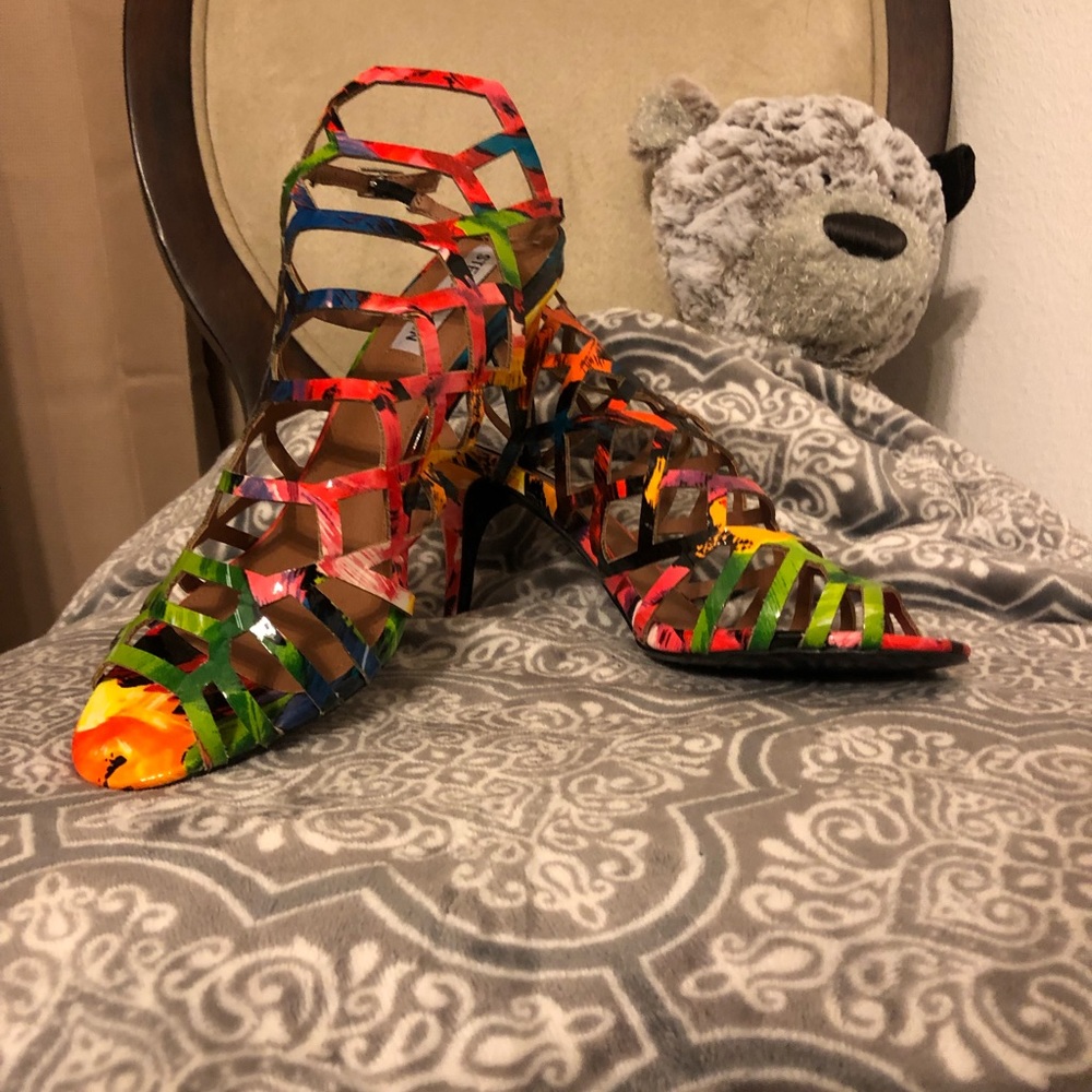 Multicolored Heels.